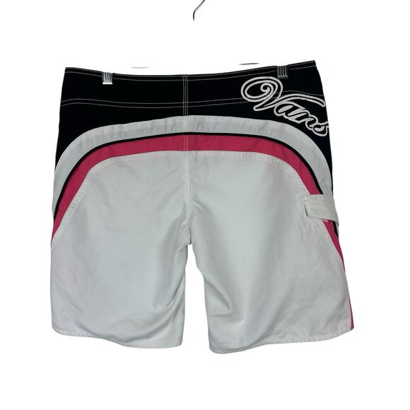 Vans Board Shorts Juniors Women Size 7 Swim Trunks Beach Surfing Activewear Y2K - Picture 2 of 10